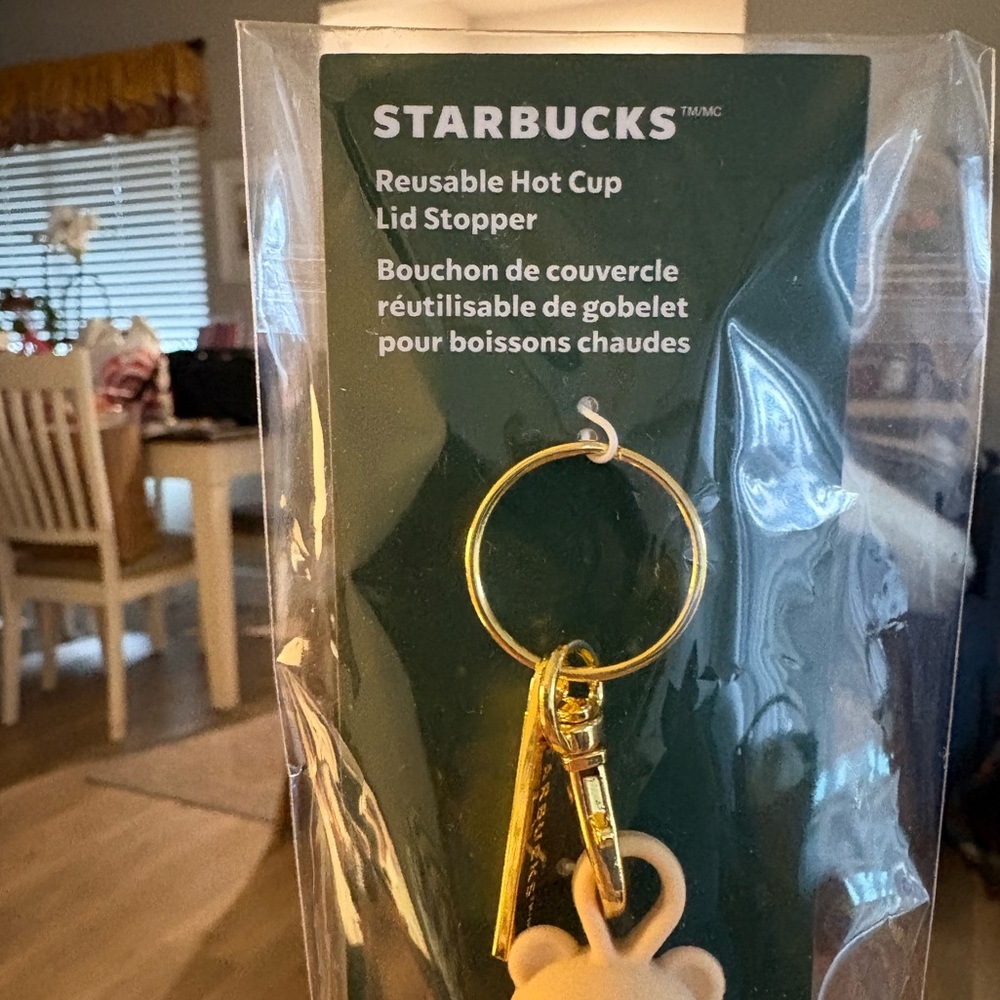Starbucks Bear reusable hot cup lid stopper - Picture 3 of 5